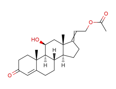 3-oxo-11β-hydroxy-21-acetoxypregna-4,17(20)-diene