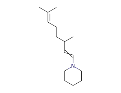 N-(3,7-dimethyl-1,6-octadienyl)-piperidine