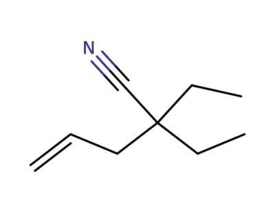2,2-diethyl-pent-4-enenitrile