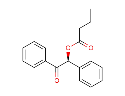 (S)-(+)-2-oxo-1,2-diphenylethyl butyrate